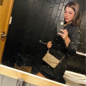 Blazer Dress. Black with Pearls